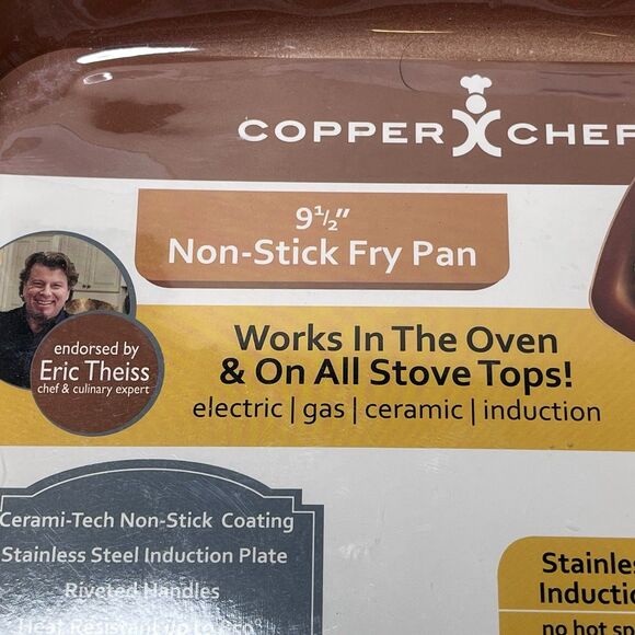 Copper Chef New With tags 9.5” Nonstick Fry Pan - Picture 3 of 8